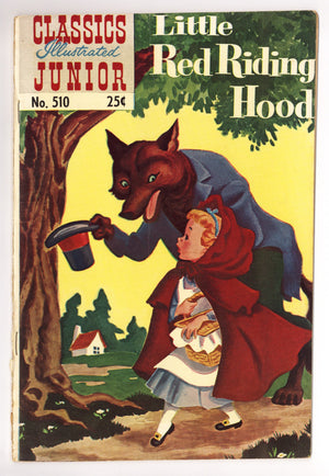 Classics Illustrated Junior 510 Low Grade HRN 576 (1954)