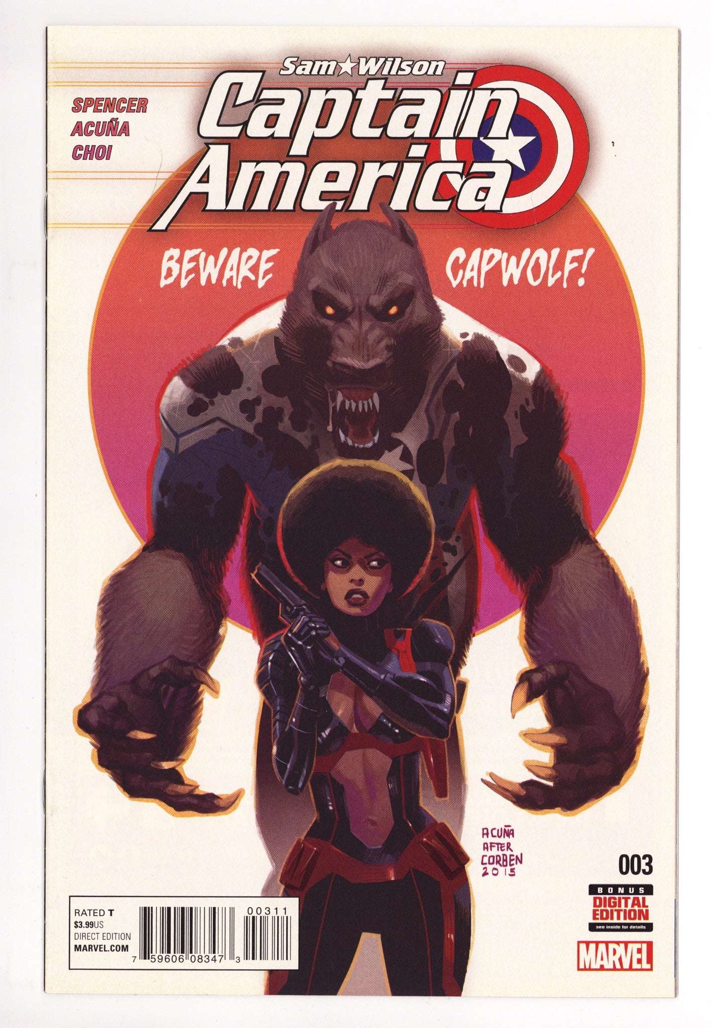 Captain America: Sam Wilson 3 NM- (9.2) (2016) 