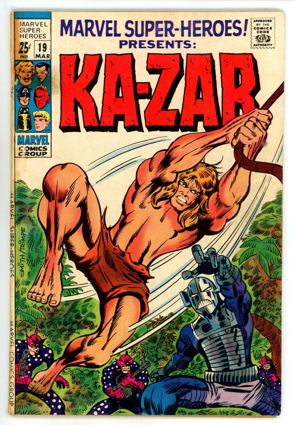 Marvel Super-Heroes 19 VG+ (4.5) (1969)