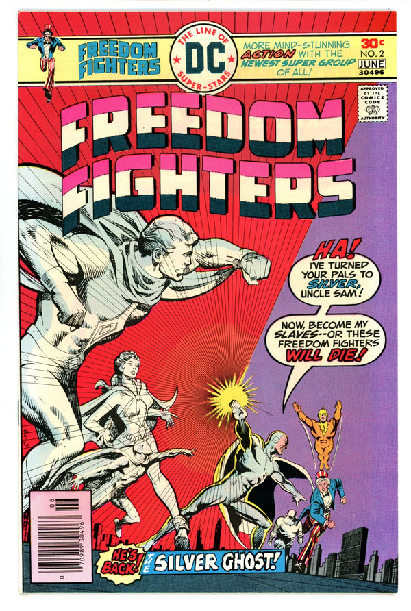 Freedom Fighters Vol 1 2 NM- (9.2) (1976)