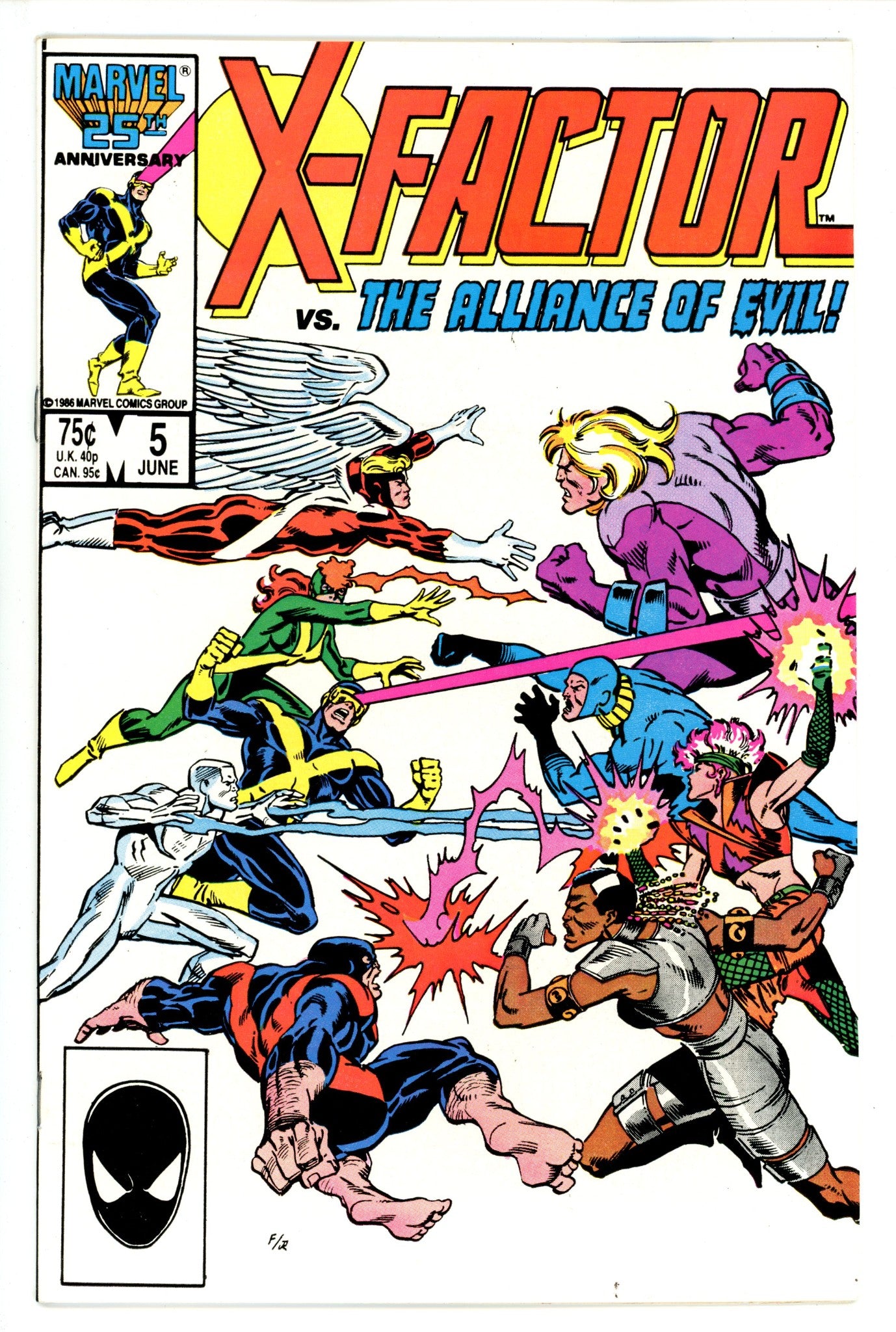 X-Factor Vol 1 5 VF+ (8.5) (1986) 