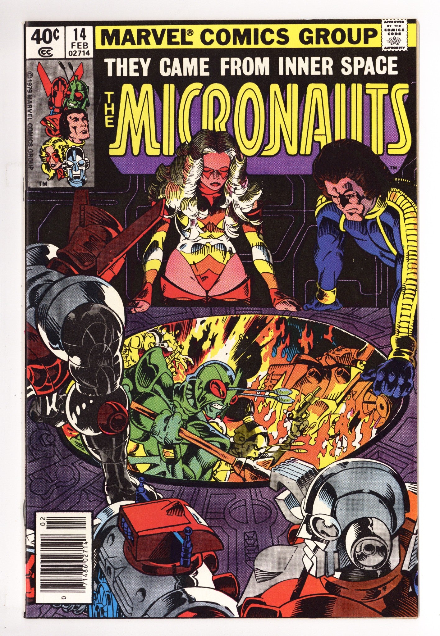 Micronauts Vol 1 14 High Grade (1980) Newsstand 