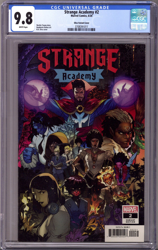 Strange Academy 2 Silva Incentive Variant CGC 9.8 (2020)