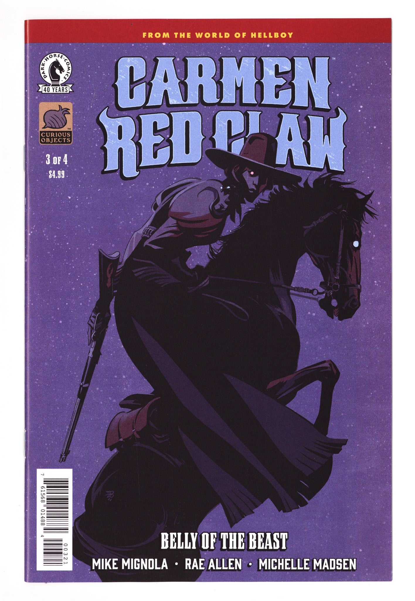 Carmen Red Claw: Belly Of The Beast 3 Zonjić Variant (2026)
