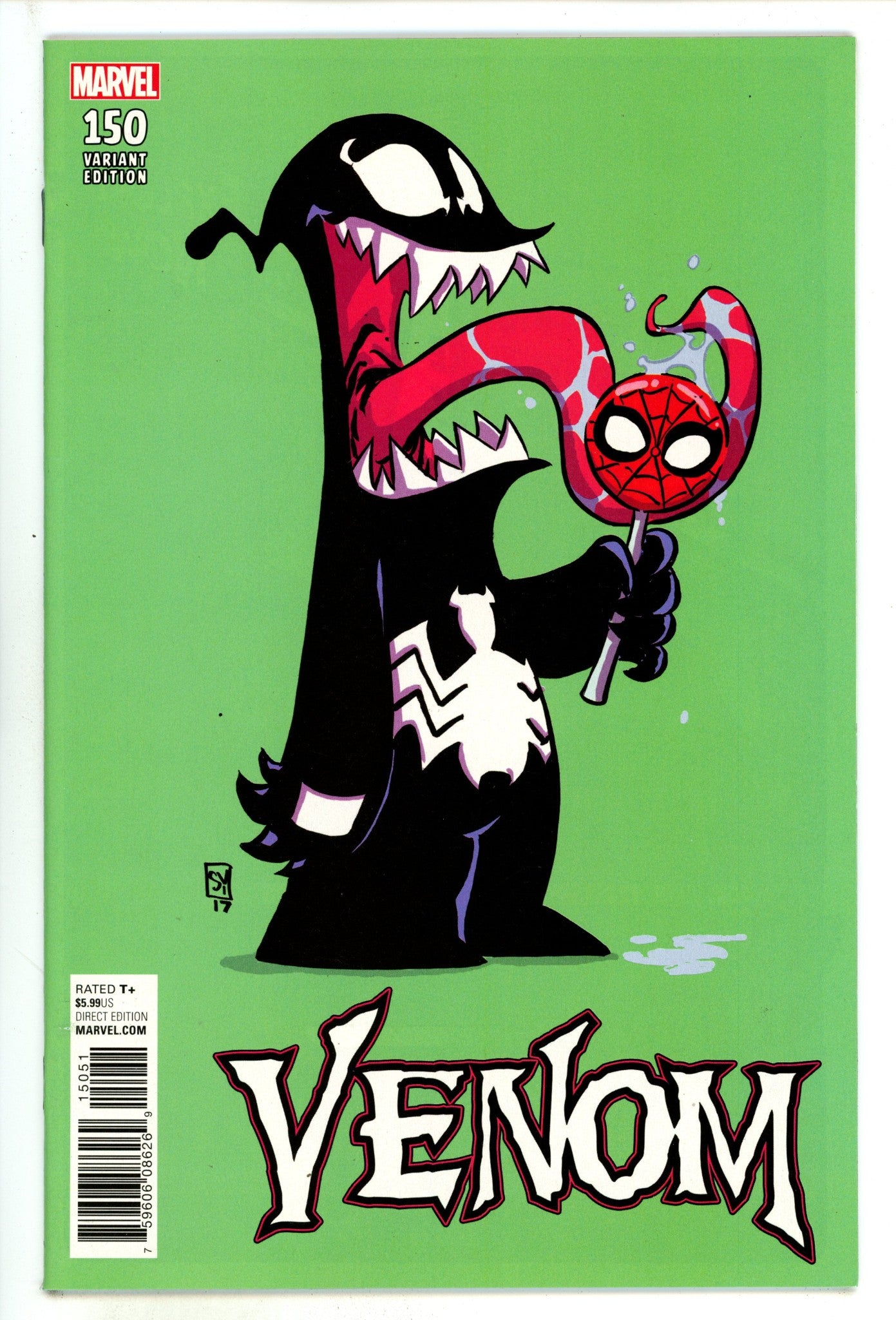 Venom Vol 3 150 NM (9.4) (2017) Young Variant 