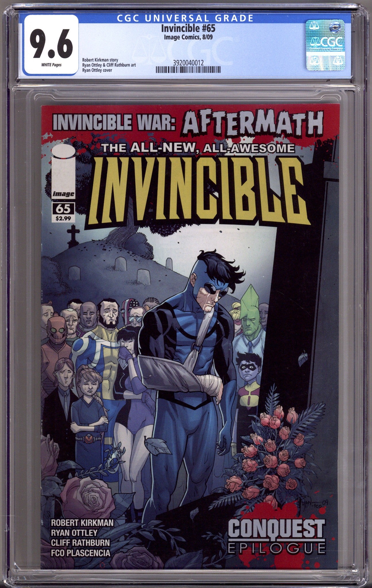 Invincible   65 CGC 9.6 (NM+)   (2009)        