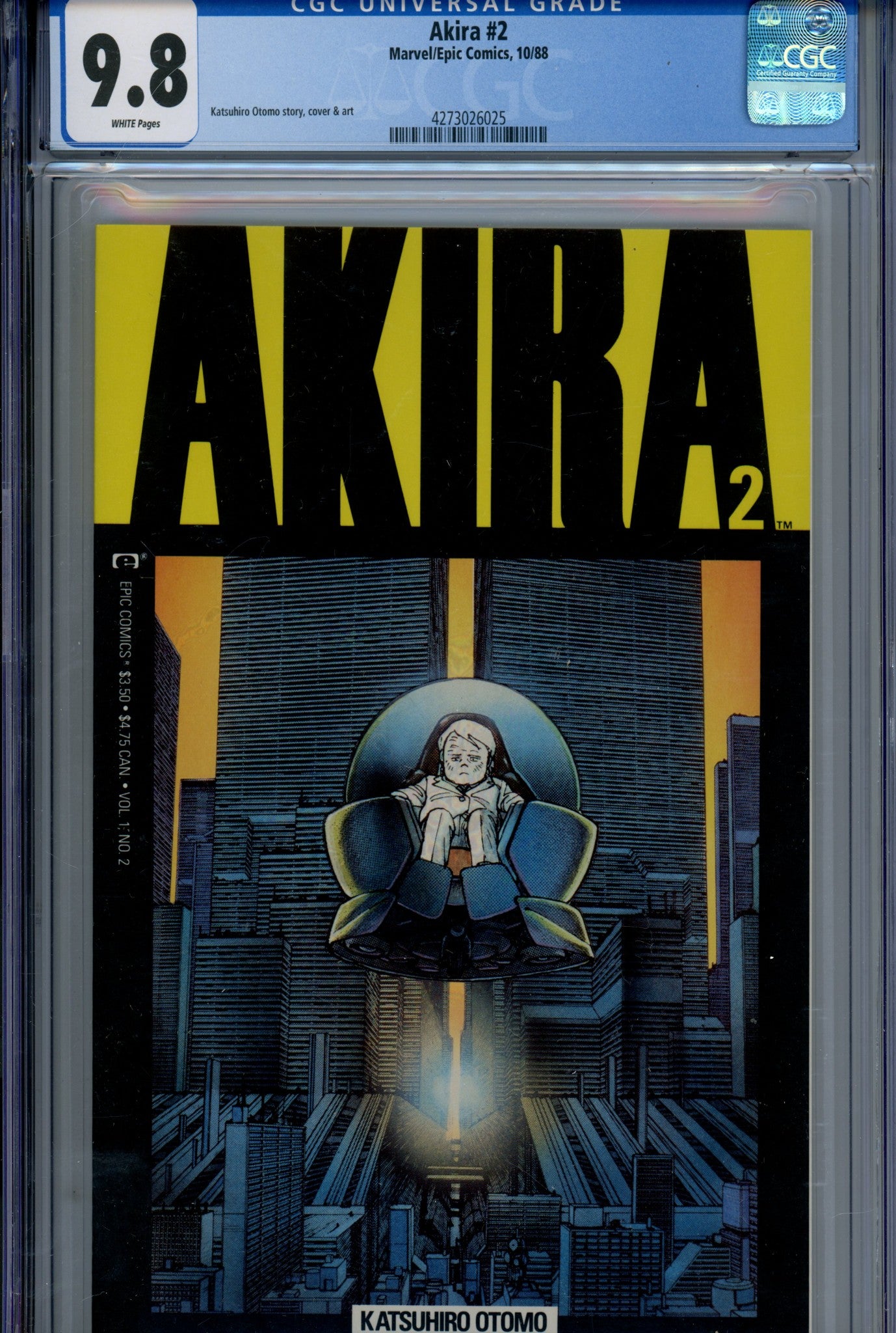 Akira 2 CGC 9.8 (1988)