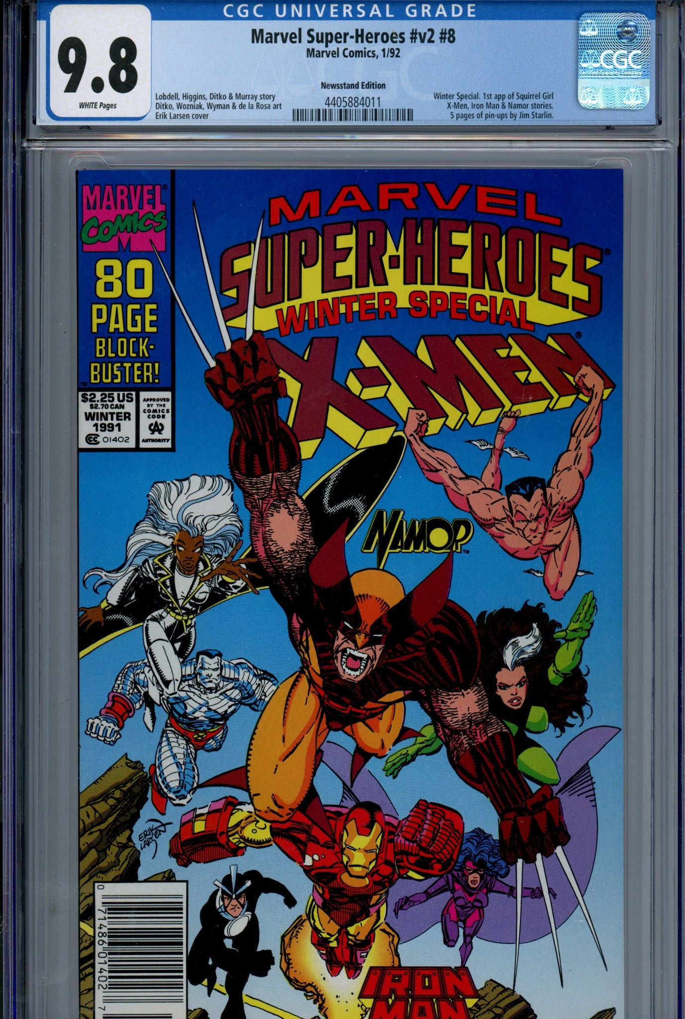 Marvel Super-Heroes Vol 2 8 CGC 9.8 (NM/M) (1992) Newsstand 
