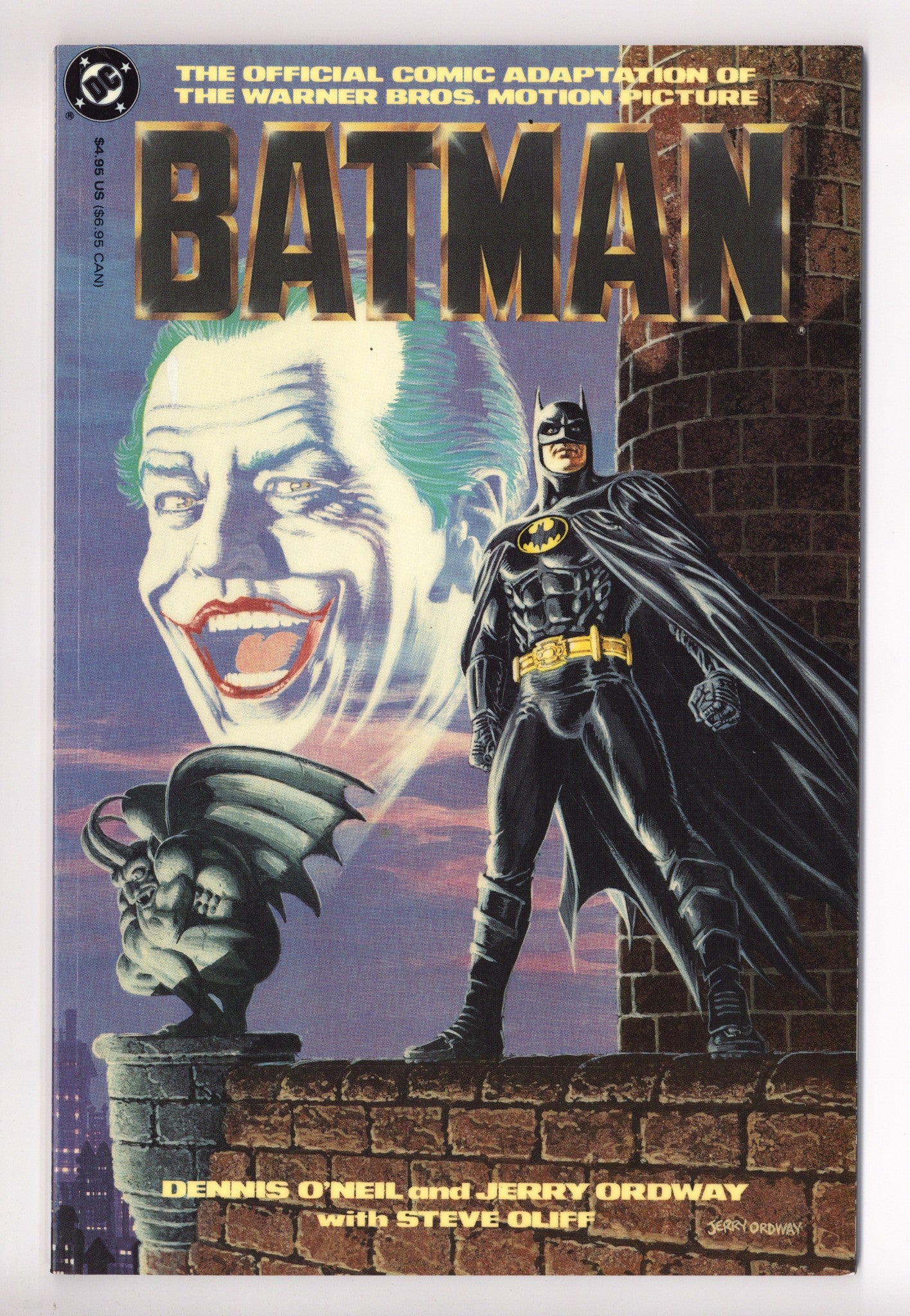Batman: The Official Comic Adaptation of the Warner Bros. Motion Picture   [nn]  VF/NM (9.0)   (1989)        