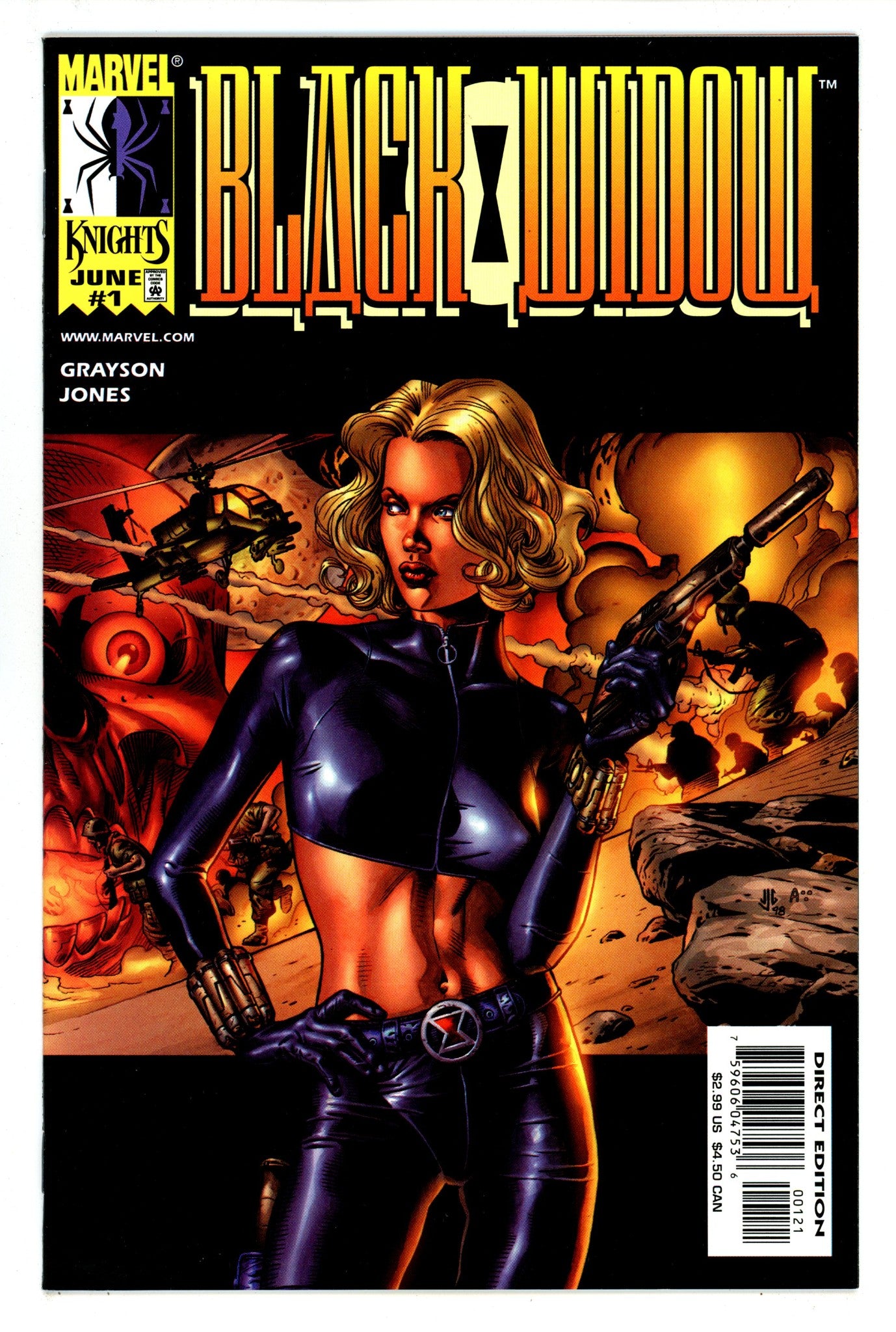 Black Widow Vol 1 1 NM (9.4) (1999) Jones Variant 