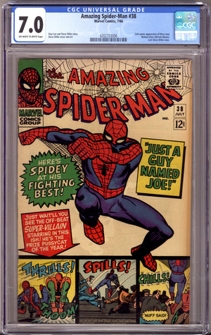 The Amazing Spider-Man Vol 1 38 CGC 7.0 (FN/VF) (1966)