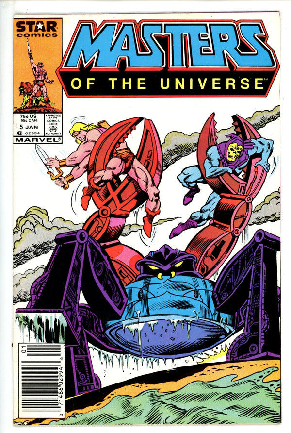 Masters of the Universe 5 FN+ (6.5) (1987) Newsstand