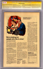 Captain America Vol 1 100 CGC 9.6 (NM+) (1968) Signed x1 Cover Stan Lee thumbnail