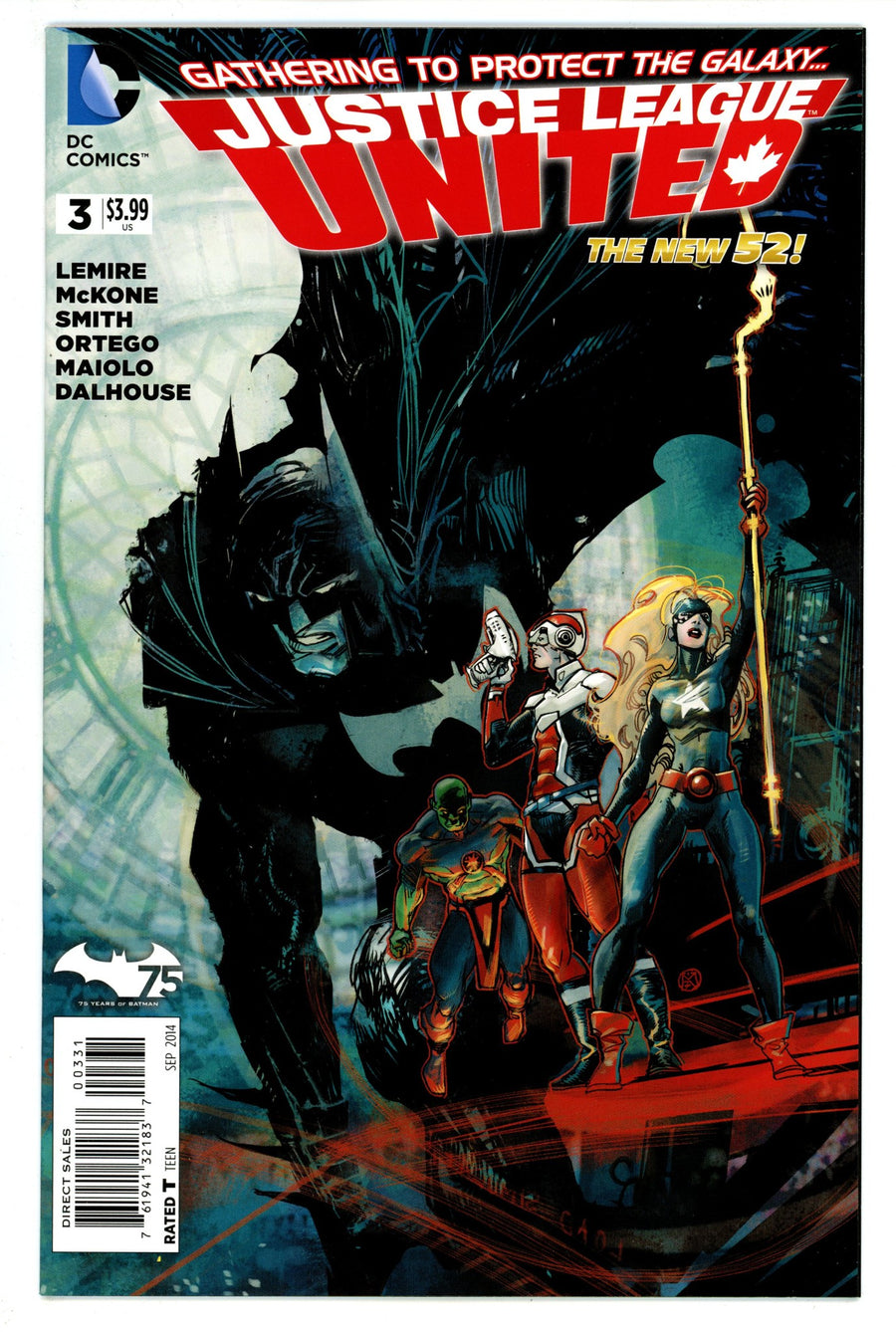 Justice League United 3 High Grade (2014) Alberti Variant 