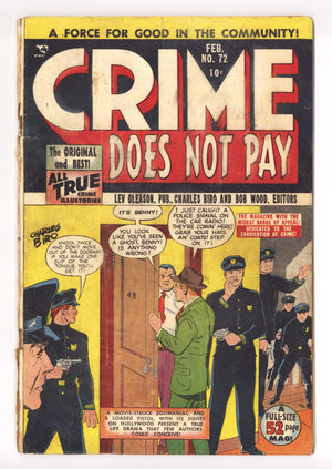 Crime Does Not Pay 72 GD+ (2.5) (1949) 