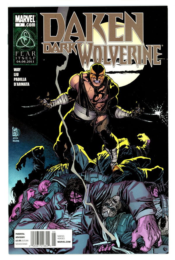 Daken: Dark Wolverine 7 VF+ (8.5) (2011) Newsstand