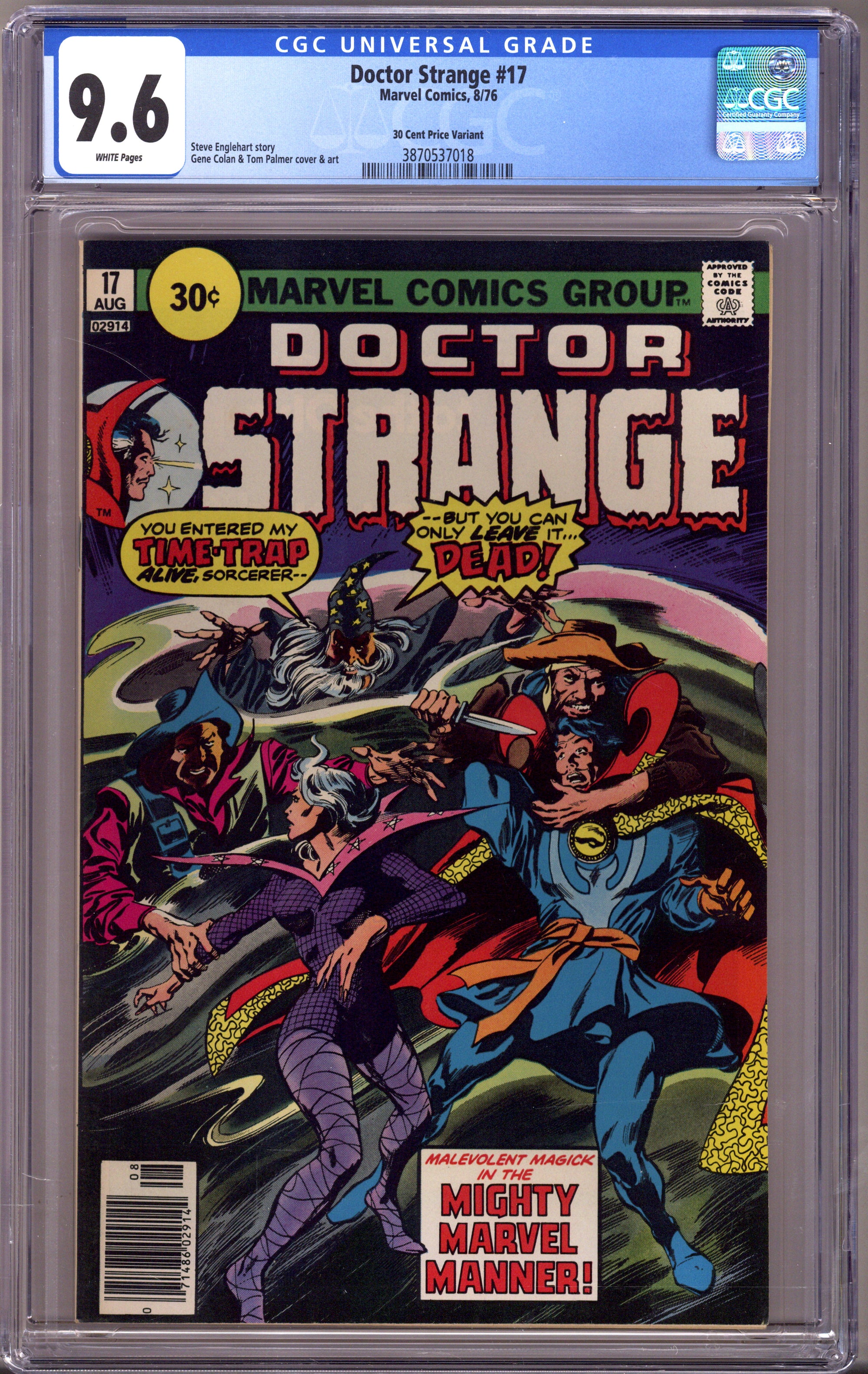 Doctor Strange Vol 2 17 CGC 9.6 (NM+) 30 Cent Price Variant (1976) 