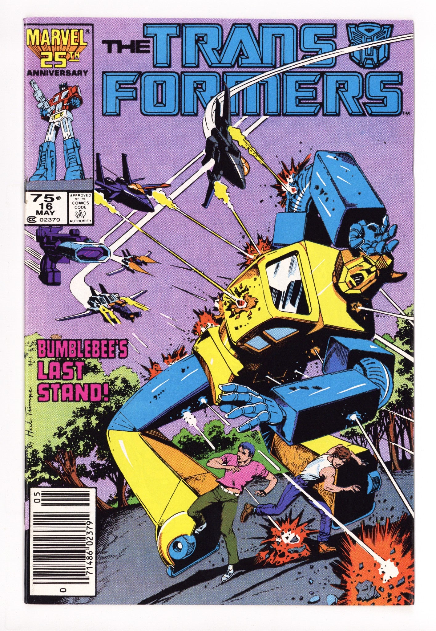 The Transformers 16 NM- (9.2) (1986) Newsstand 