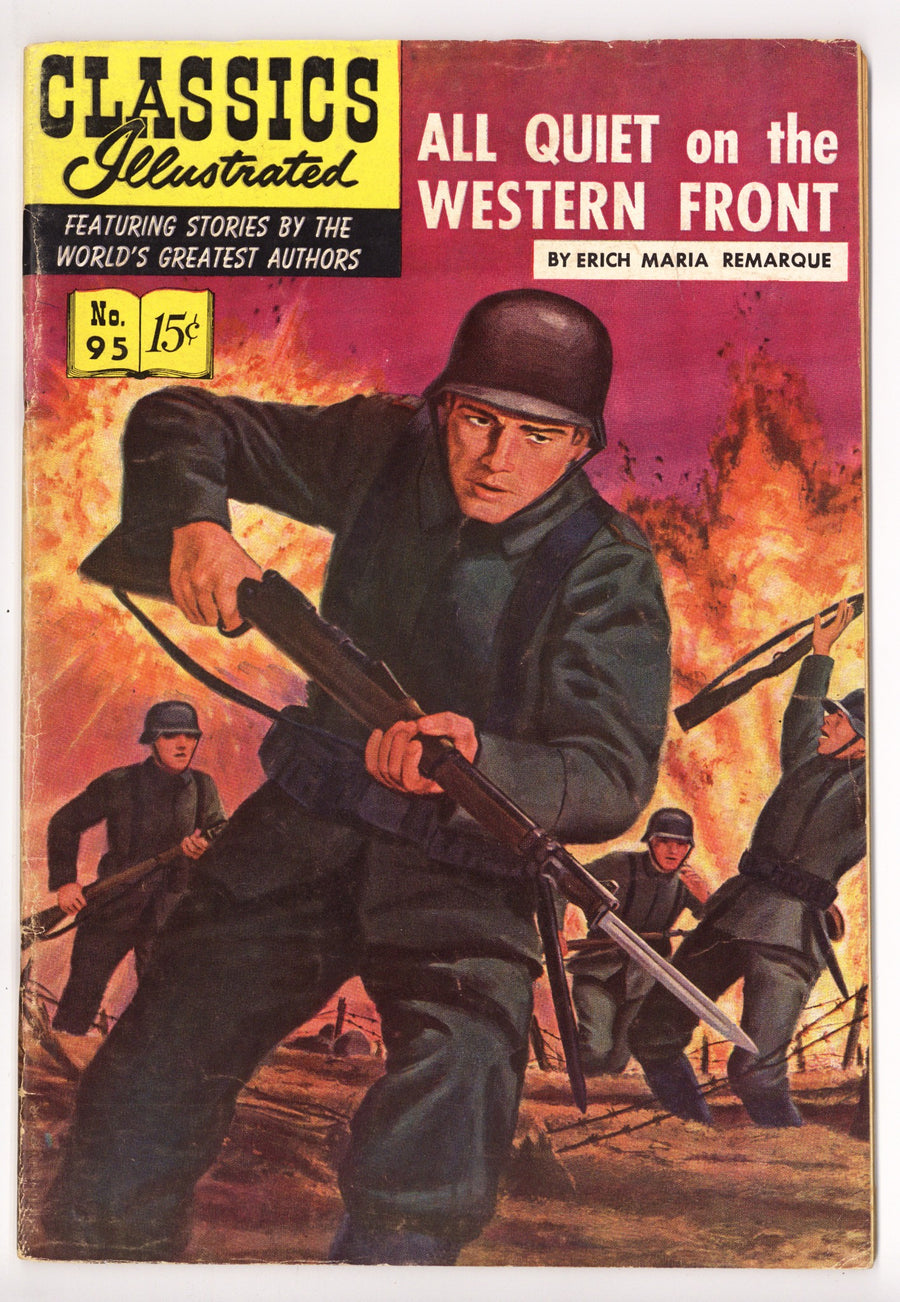 Classics Illustrated 95 VG+ (4.5) HRN 96 All Quiet on the Western Front (1952) 