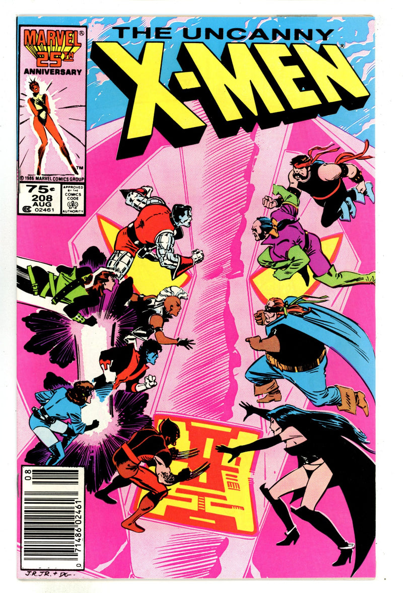 The Uncanny X-Men Vol 1 208 Mid Grade (1986) Newsstand 