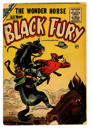Black Fury 4 1/3 Back Cover Missing (1956) 