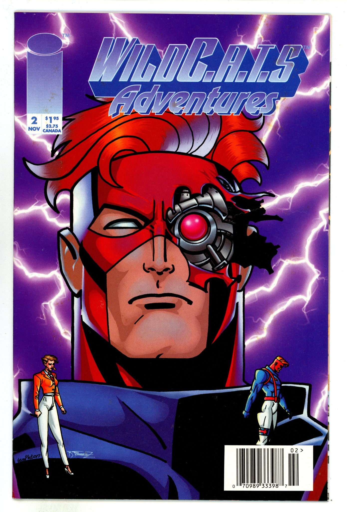 WildC.A.T.s Adventures 2 FN+ (6.5) (1994) Newsstand 