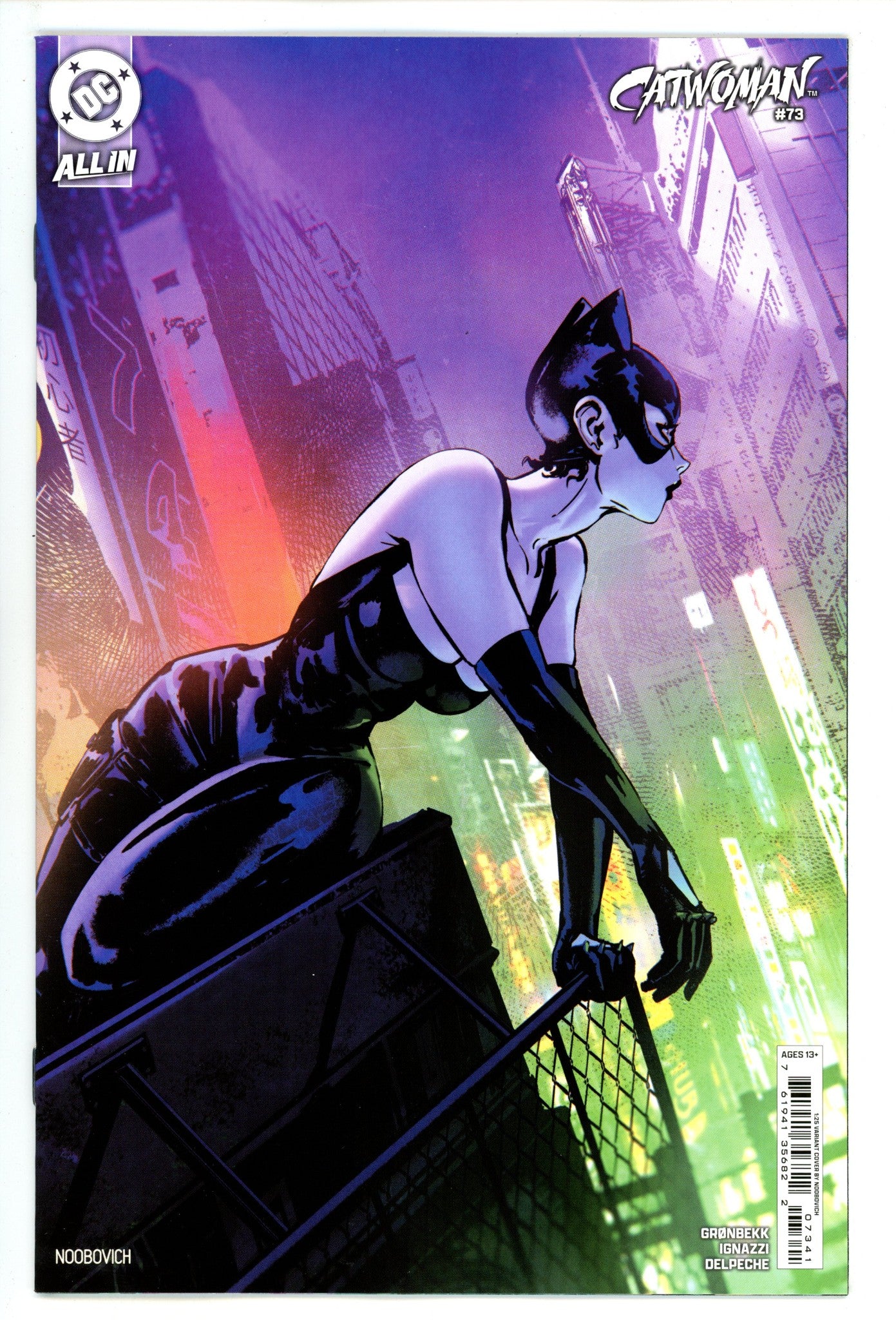 Catwoman Vol 5 73 Noobovich Incentive Variant NM- (2025)