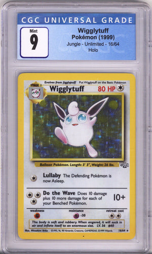 Pokemon Jungle Wigglytuff CGC Mint 9 (1999)