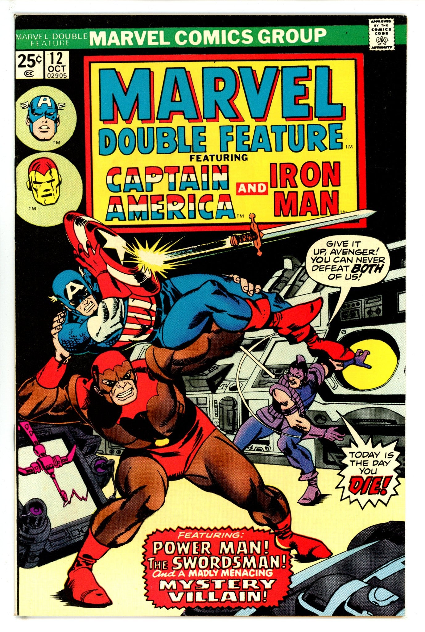 Marvel Double Feature 12 VF/NM (1975)