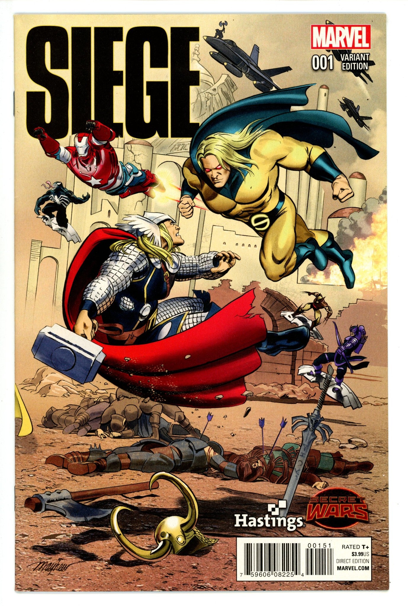 Siege Vol 2 1 High Grade (2015) Mayhew Exclusive Variant 
