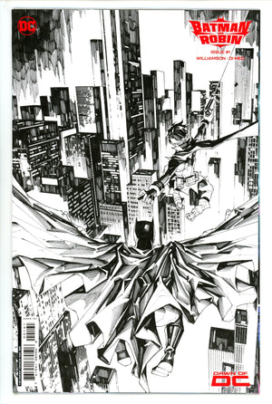 Batman And Robin Vol 3 1 Ngu B&W Incentive Variant NM+ (2023)