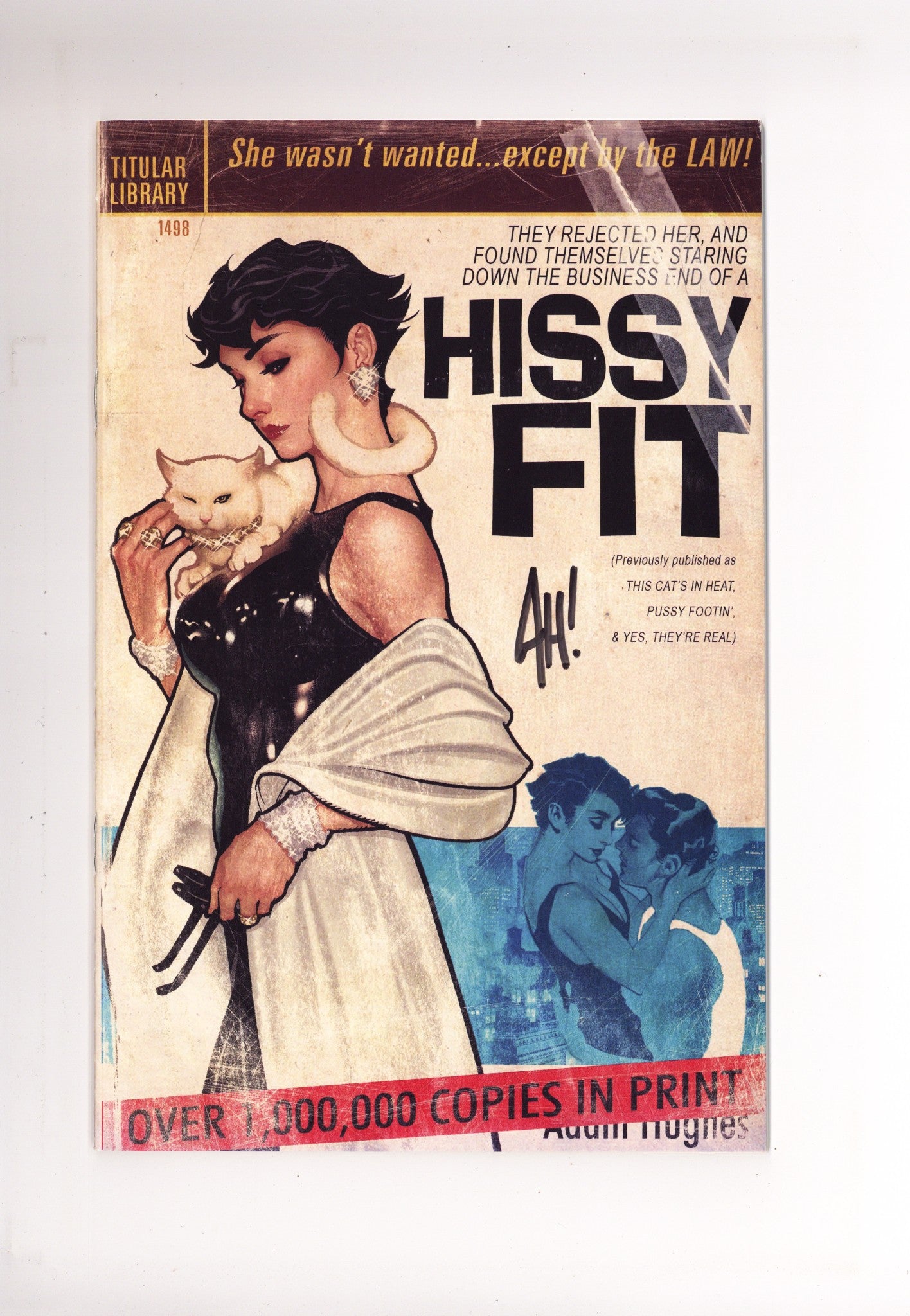 Adam Hughes Sketchbook: Hissy Fit [nn] NM- (9.2) (2008) Signed x1 Cover Adam Hughes 