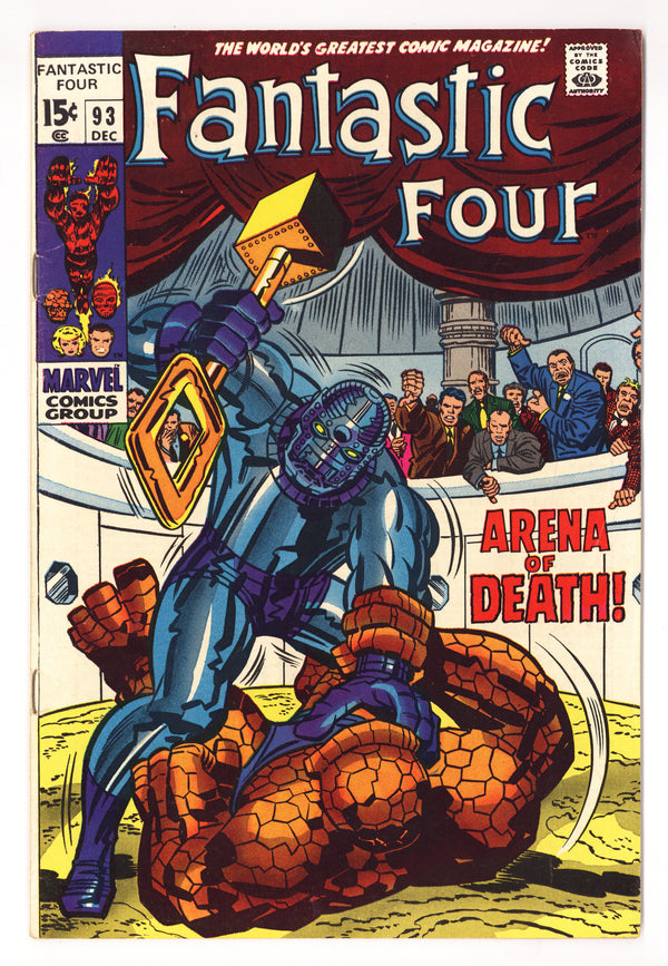 Fantastic Four Vol 1 93  FN- (5.5)   (1969)