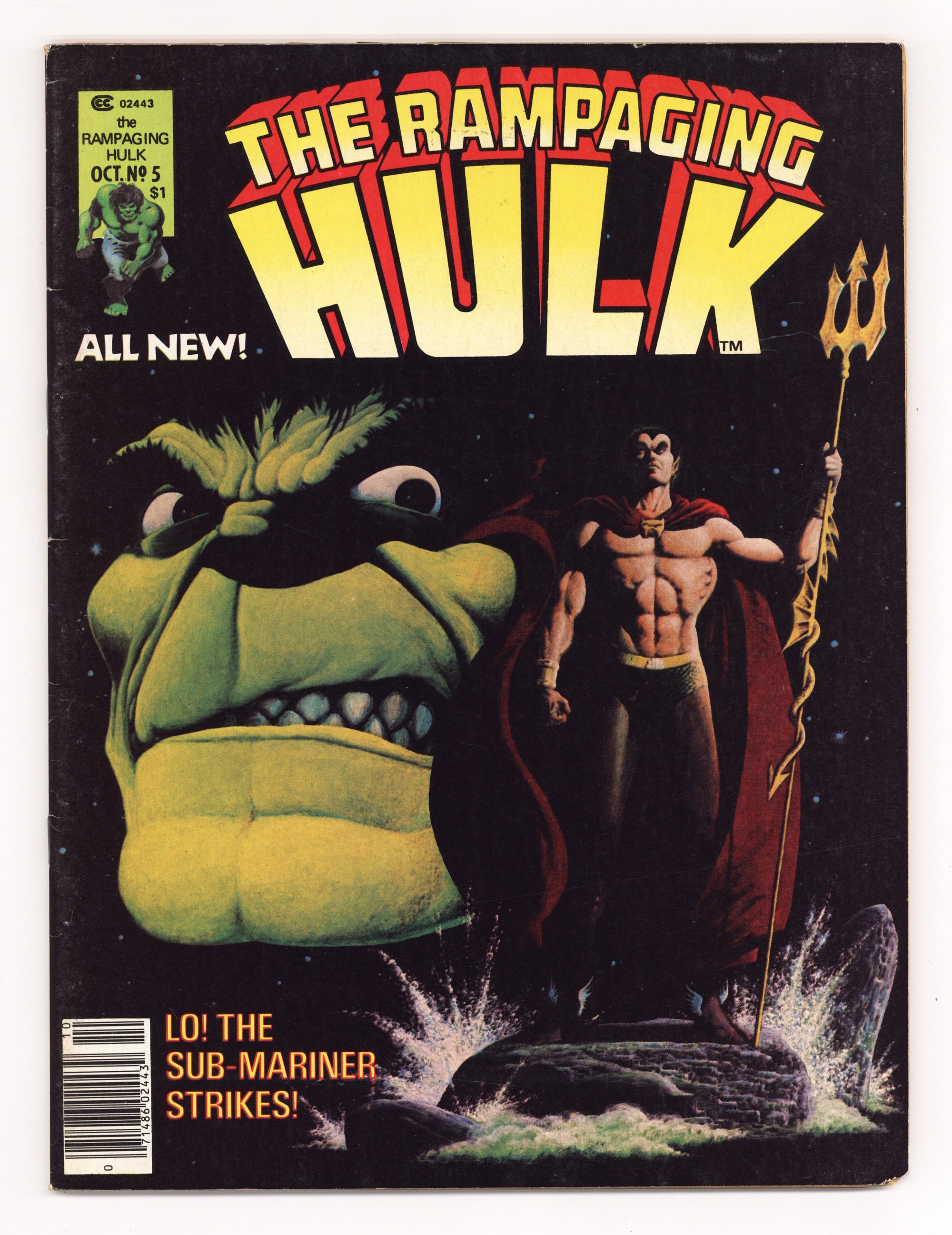 Rampaging Hulk Vol 1 5 Low Grade (1977) 