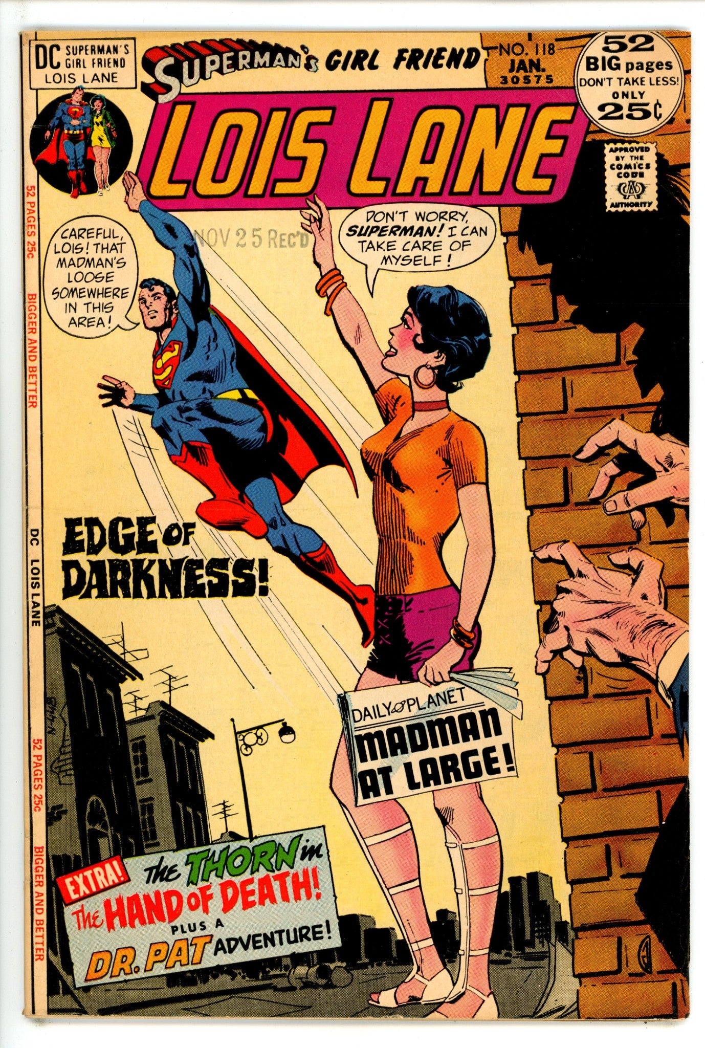 Superman's Girl Friend, Lois Lane 118 FN+ (6.5) (1972) 