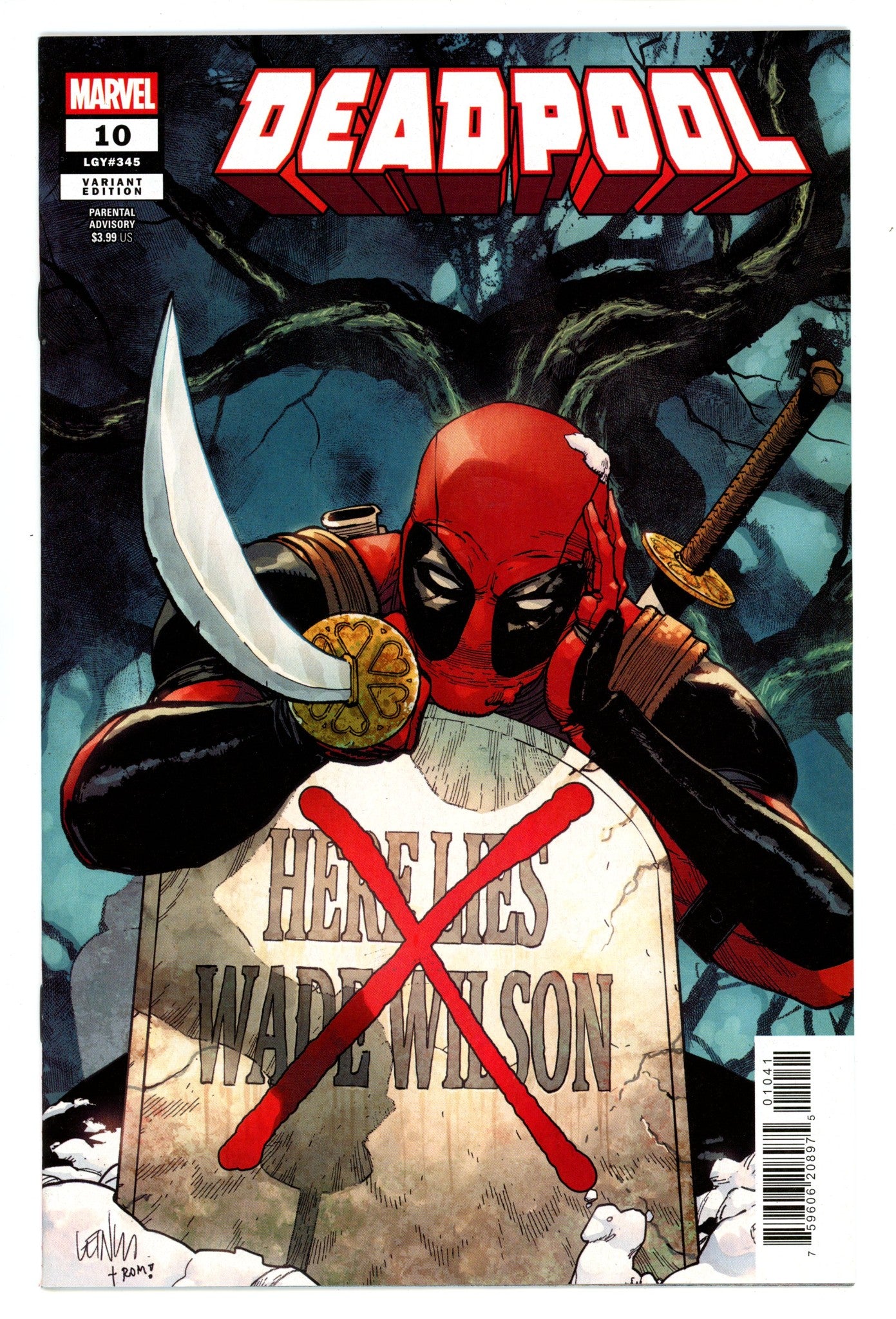 Deadpool Vol 9 10 Yu Variant (2025)