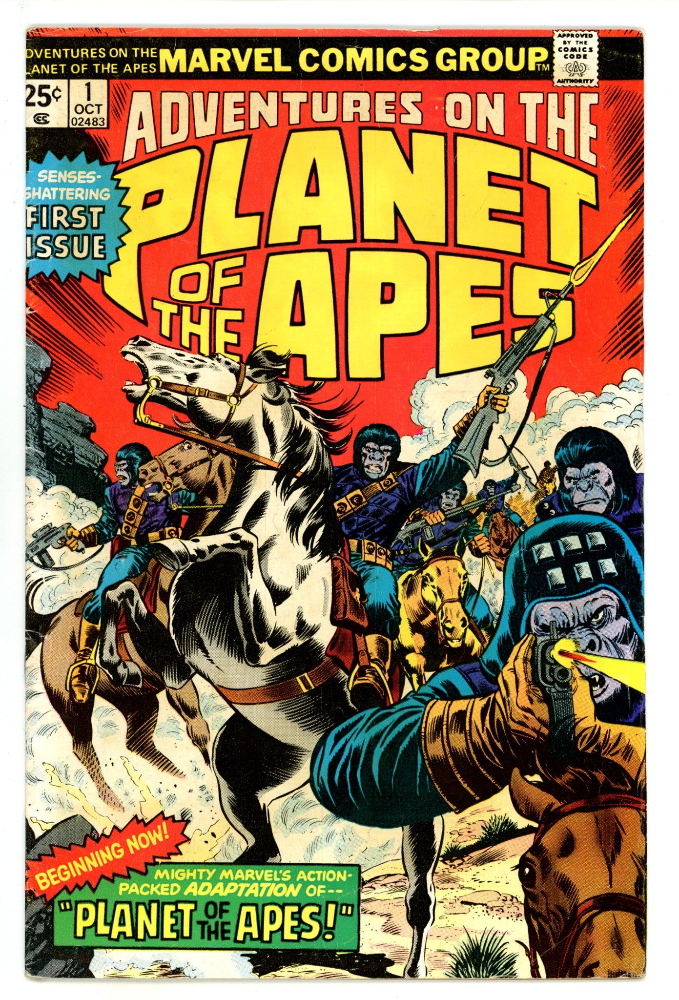 Adventures on the Planet of the Apes 1 VG (4.0) (1975) 