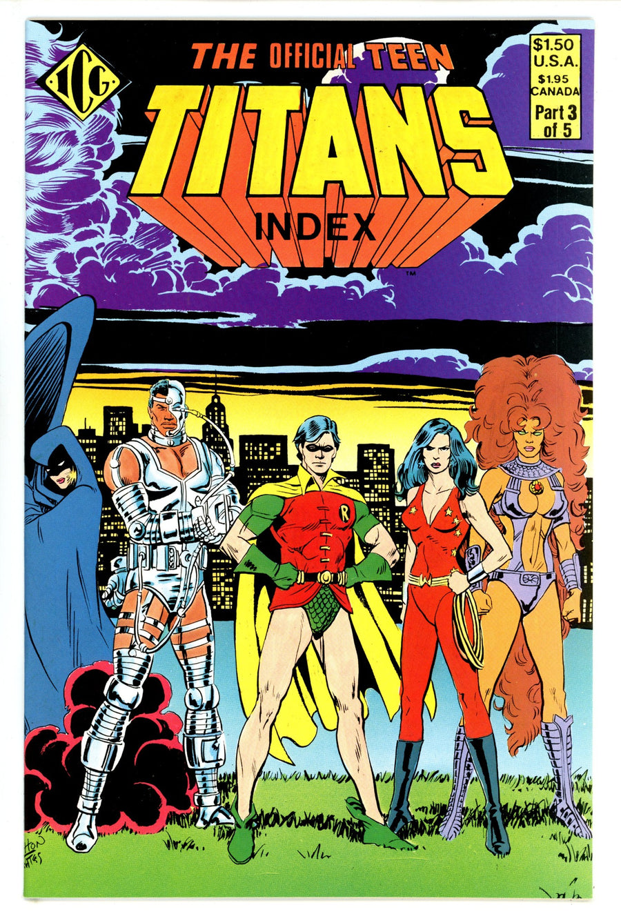 Official Teen Titans Index 3 (1985)