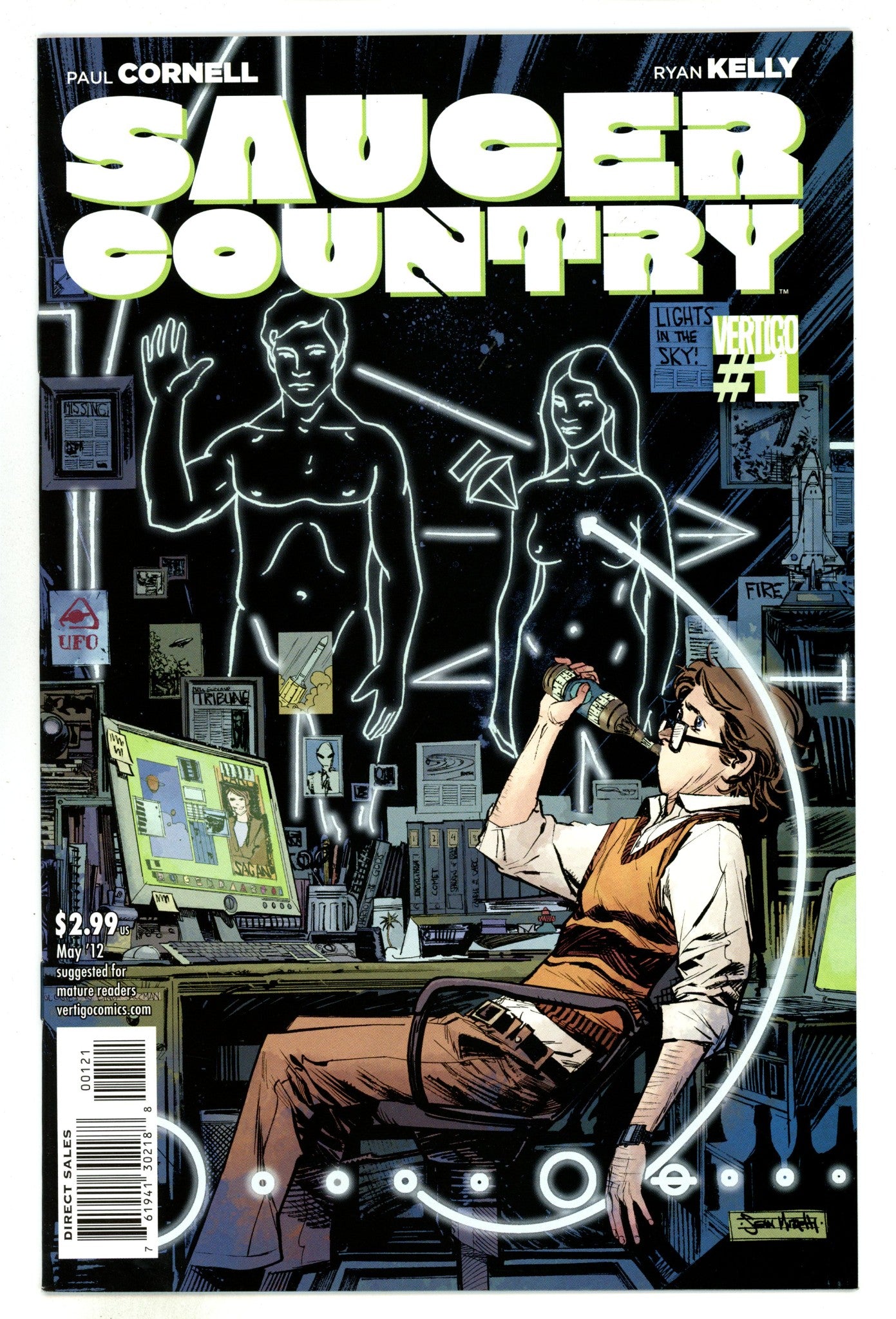 Saucer Country 1 VF+ (8.5) (2012) Murphy Incentive Variant 