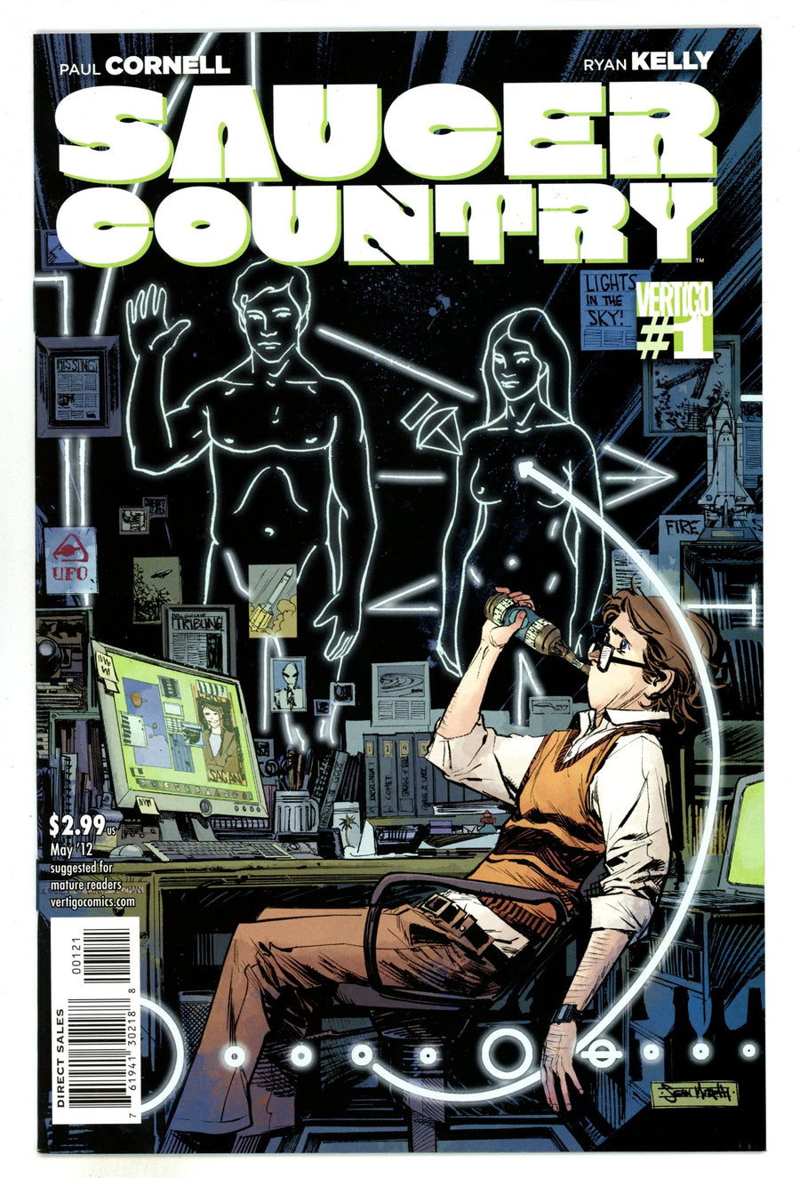 Saucer Country 1 VF+ (8.5) (2012) Murphy Incentive Variant 