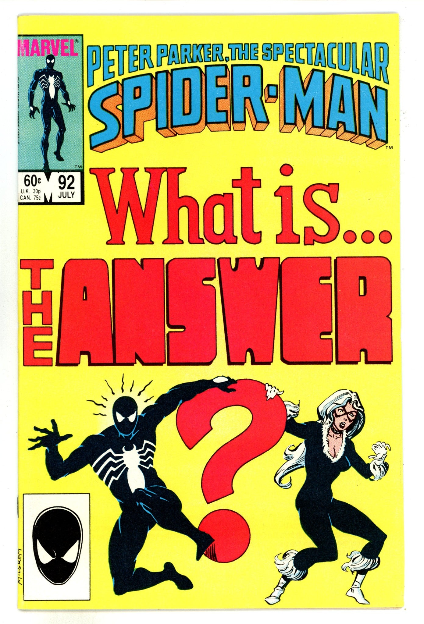 The Spectacular Spider-Man Vol 1 92 VF (8.0) (1984) 