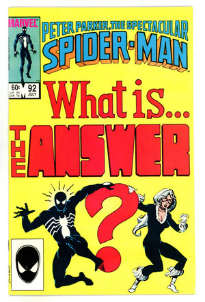 The Spectacular Spider-Man Vol 1 92 VF (8.0) (1984)