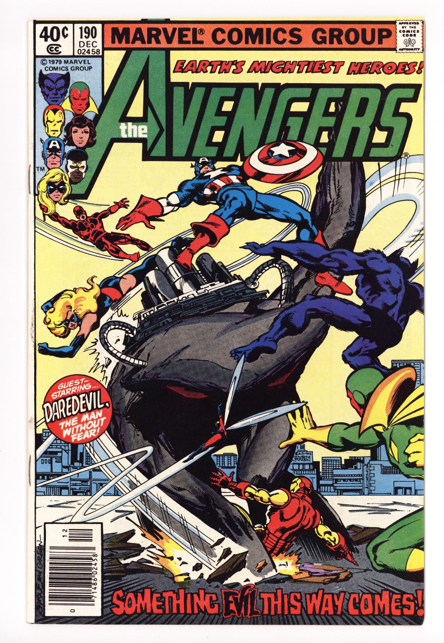 The Avengers Vol 1 190 High Grade (1979) Newsstand 