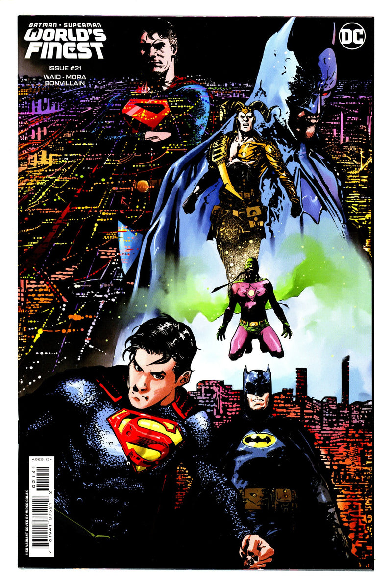 Batman Superman Worlds Finest 21 Colak Incentive Variant NM+ (2023)