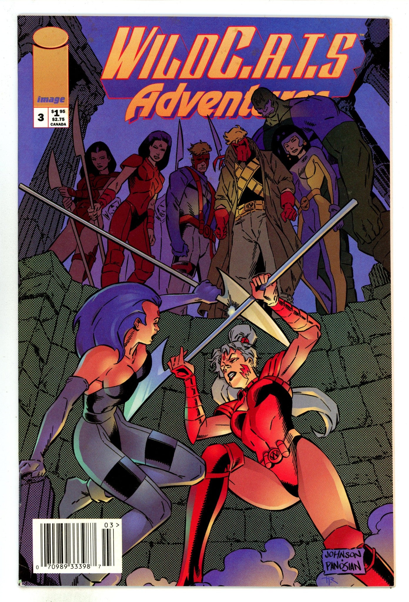 WildC.A.T.s Adventures 3 FN/VF (7.0) (1994) Newsstand 