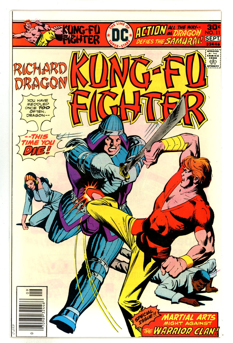 Richard Dragon, Kung-Fu Fighter 11 NM- (9.2) (1976) 