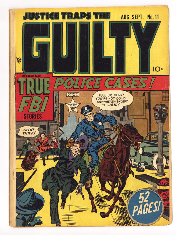Justice Traps the Guilty Vol 2 5 (11) GD/VG (3.0) Last Page Missing (1949)