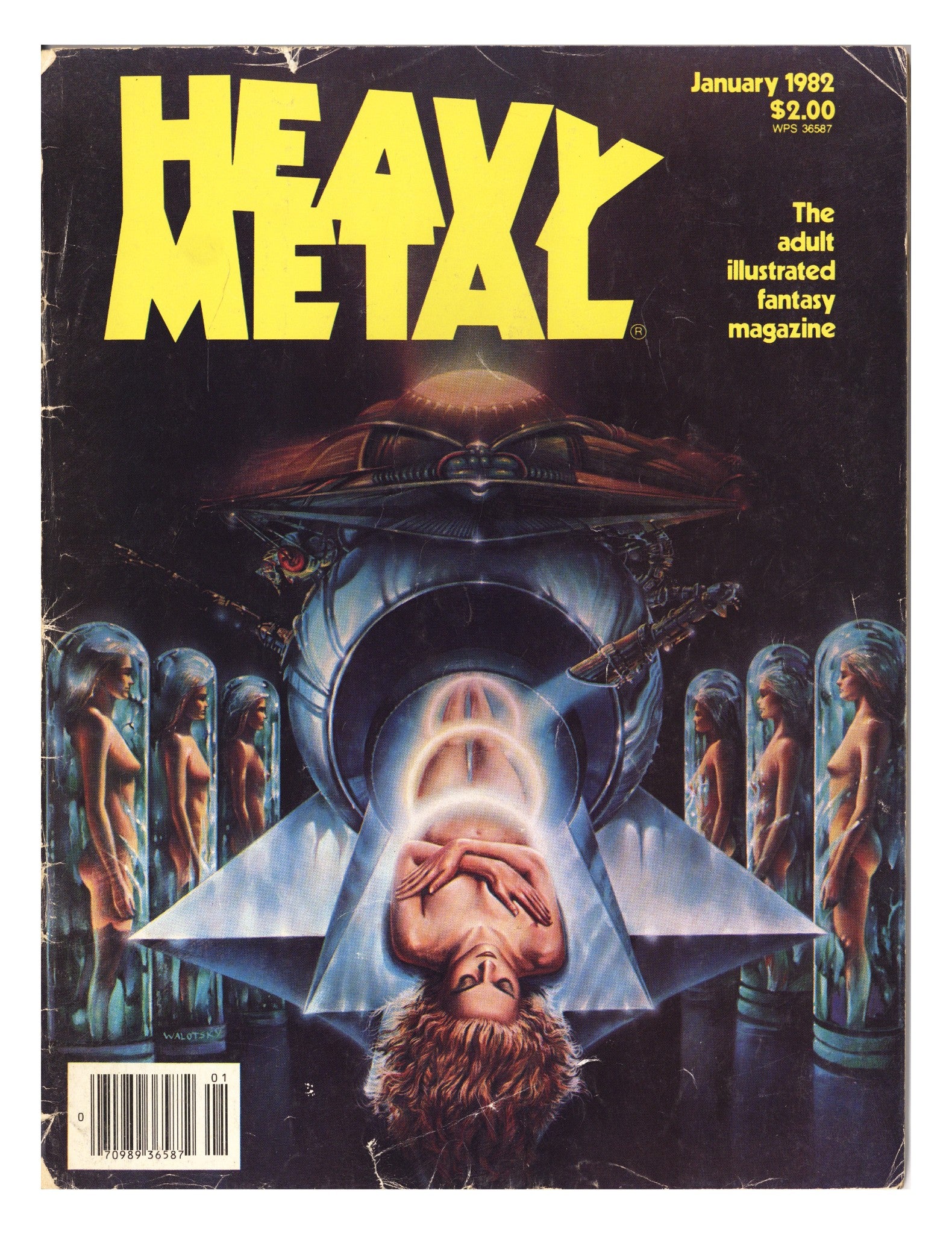 Heavy Metal Magazine Vol 5 10 Very Low Grade Cover Detached (1982) 