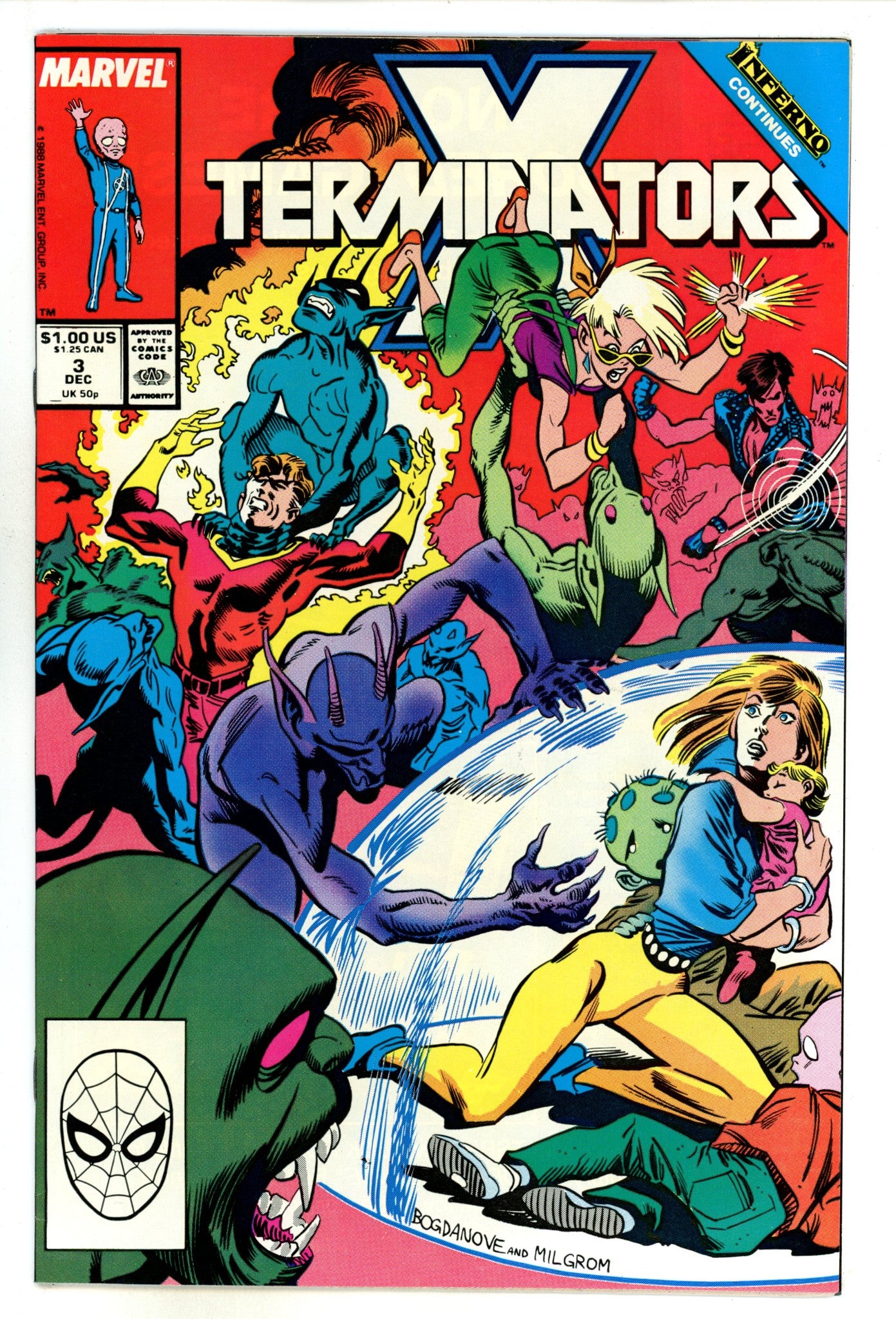 X-Terminators Vol 1 3 High Grade (1988) 