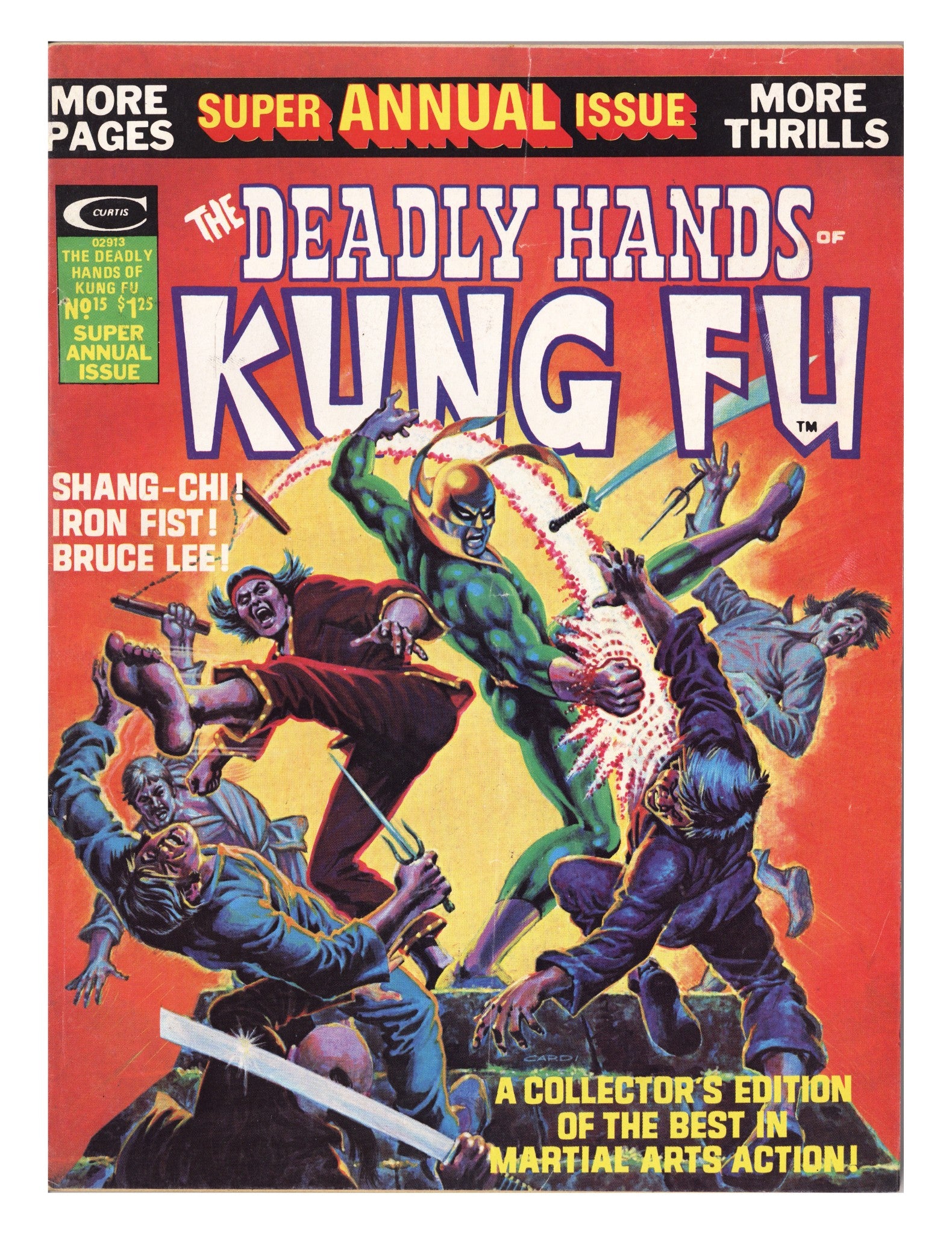 The Deadly Hands of Kung Fu Vol 1 15 VG (4.0) (1975) 